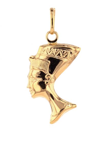 18k Yellow Gold Nefertiti Charm