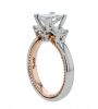 Kristopher Mark "Michele" Princess Diamond Semi-Mount Engagement Ring