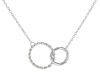 Kristopher Mark Sterling Silver Interlocking Circle Necklace