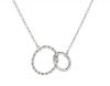 Kristopher Mark Sterling Silver Interlocking Circle Necklace
