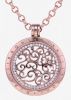 Nikki Lissoni Rose Gold Plated "Vintage Curls" Necklace with Swarovski Crystal Elements