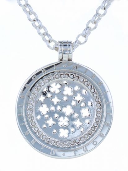 Nikki Lissoni Silver Plated "Shanghai Forever" Necklace  with Swarovski Crystal Elements