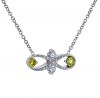 Kristopher Mark Yellow Sapphire & Diamond Infinity Necklace