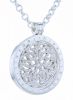 Nikki Lissoni Silver Plated "Sparkling Baroque" Necklace with Swarovski Crystal Elements