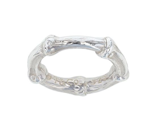 Tiffany & Co. Sterling Silver Bamboo Band