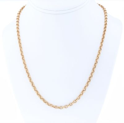Nikki Lissoni Gold Plated 20" 4.0mm Rolo Necklet