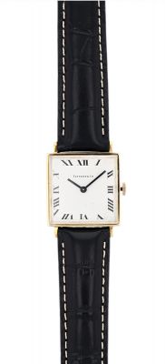 Tiffany & Co. 14K Yellow Gold Square Case Gents Watch