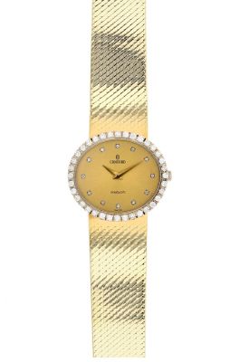 14K Yellow Gold & Diamond Concord Ladies Quartz Watch