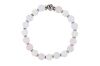 Palpitations "Love" Bracelet with Rose Quartz Beads