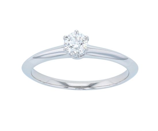 Platinum Tiffany & Co. Solitaire Diamond Engagement Ring