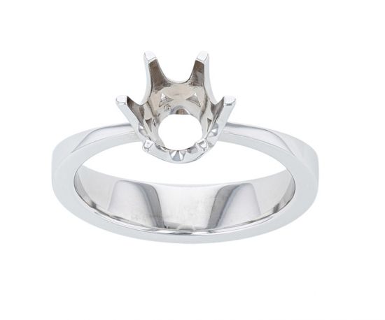 Kristopher Mark Six Prong Crown Pinch Shank Solitaire