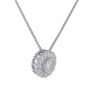 Kristopher Mark Diamond Milgrain Cluster Pendant