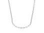 14K White Gold 24" Round Open Link Cable Chain - 1.60mm wide