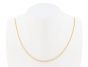 14K Yellow Gold 18" Round Open Link Cable Chain - 1.40mm wide