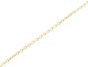 14K Yellow Gold 18" Round Open Link Cable Chain - 1.60mm wide