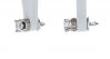 14K White Gold Round Brilliant Diamond Stud Earrings