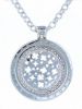 Nikki Lissoni Silver Plated "Shanghai Forever" Necklace  with Swarovski Crystal Elements