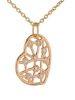 Kristopher Mark Diamond Lattice Heart Necklace