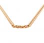 14K Yellow Gold 16" Spiga Chain - 0.80mm wide