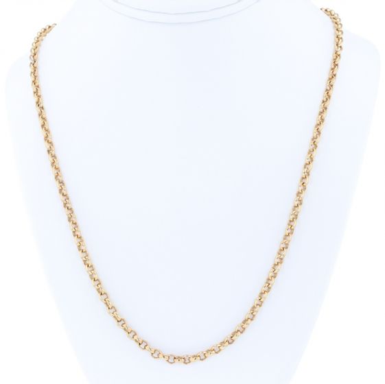 Nikki Lissoni Gold Plated 24" 4.0mm Rolo Necklet