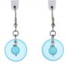 Palpitations Simple Drop Earrings With Turquoise Bay Blue Sea Glass