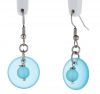 Palpitations Simple Drop Earrings With Turquoise Bay Blue Sea Glass