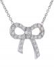 Kristopher Mark Diamond Bow Necklace