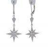 Kristopher Mark Moravian Star Diamond Dangle Earrings