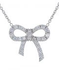 Kristopher Mark Diamond Bow Necklace