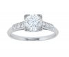 Platinum "Vintage Style" Diamond Engagement Ring