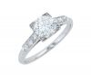 Platinum "Vintage Style" Diamond Engagement Ring