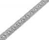 14k White Gold Diamond Filigree Bracelet