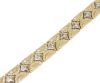14k Two-Tone Fancy Link Bracelet