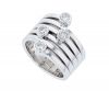 Kristopher Mark "The Kimberly" Right Hand Diamond Bezel Ring