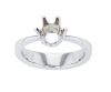 Kristopher Mark Six Prong Crown Pinch Shank Solitaire