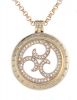 Nikki Lissoni Gold Plated "Sparkling Curls" Necklace with Swarovski Crystal Elements