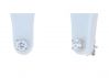 Sterling Silver White Cubic Zirconia 4-Prong Basket Stud Earrings