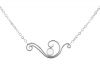 Spiral Moons Studio Moonstone Necklace in Sterling Silver